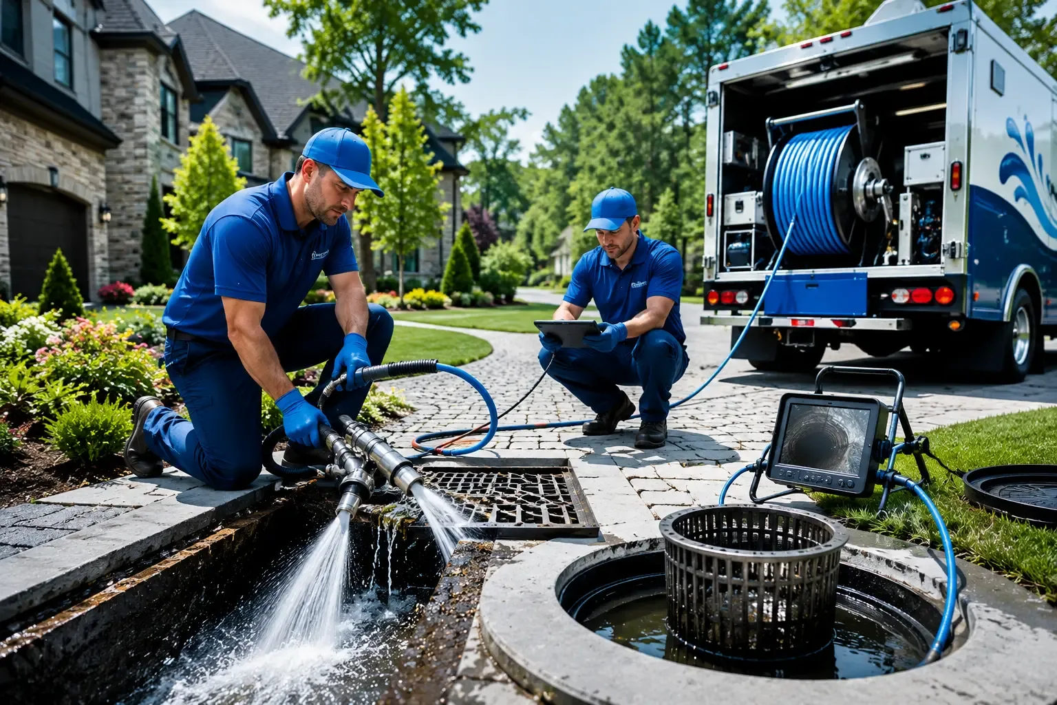 Local outdoor drain cleaning professionals in Two Rivers, WI